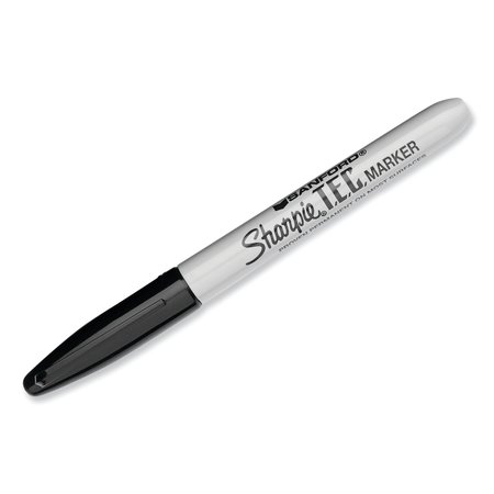 Sharpie T.E.C. Permanent Marker, Fine Bullet Tip, Black 13401